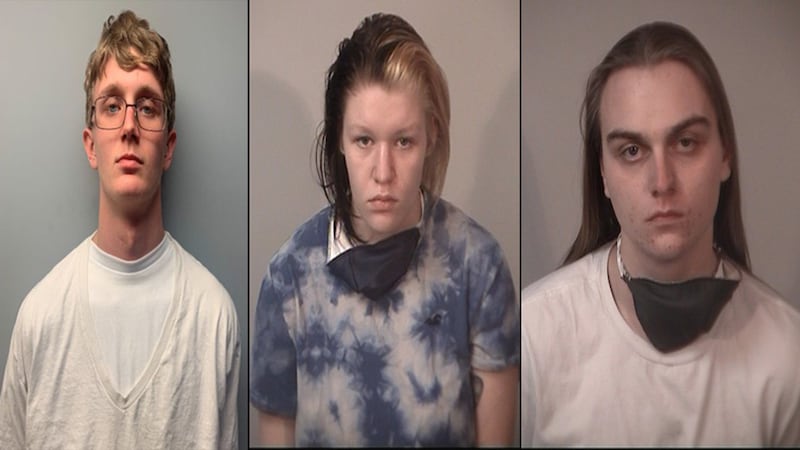 (Left to Right) Brennan Thomas, Bronwyn C. Meeks, and Domonic Samuels