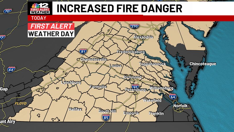Worsening drought, low humidity and breezy conditions increase the risk of fires starting and...