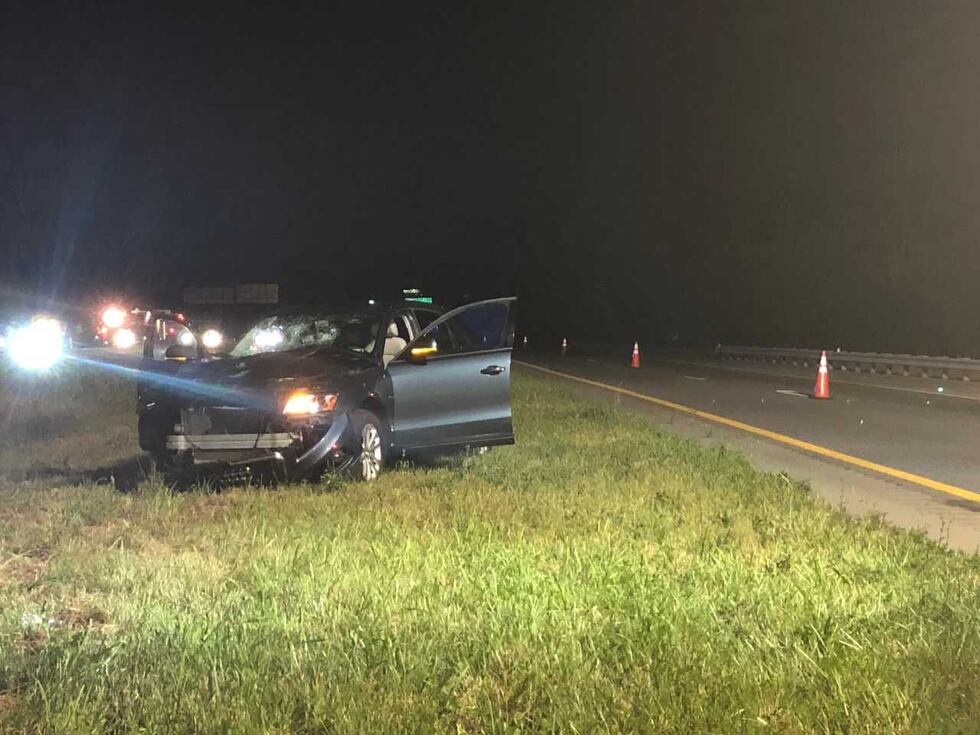 The victims were stopped after a crash involving an animal. (Source: Virginia State Police)