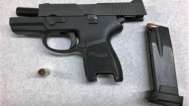 The gun was loaded with 13 bullets, including one in the chamber. (Source: TSA)