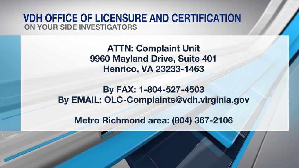 VDH Office of Licensure and Certification