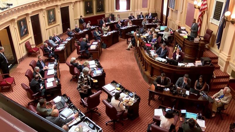 A heated debate is expected in the Virginia Senate on Wednesday. (Source: NBC12)