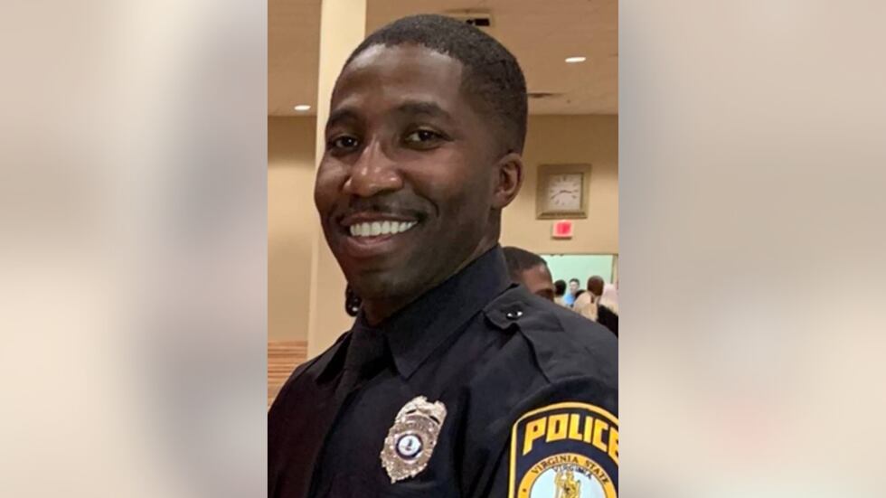 39-year-old Bruce Foster was injured in a shooting near Virginia State University on Sunday,...