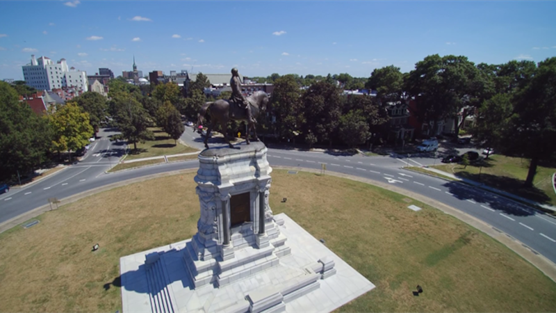 Lee statue on Monument Avenue (Source: NBC12)