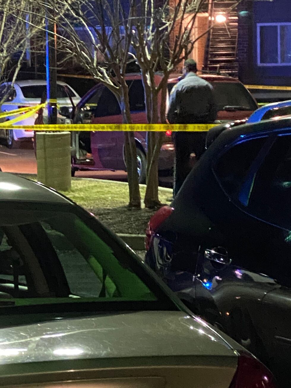 Woman shot at Henrico apartment complex.