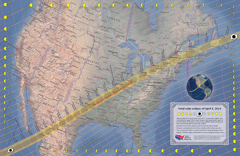 Next year's total eclipse will require some advanced planning and a willingness to travel.