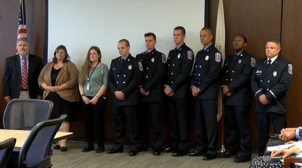 The Chesterfield Board of Supervisors honored staff members who helped save a man's life.