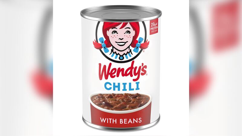 Wendy's chili will soon be available by can in stores.