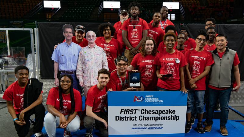 Thomas Jefferson H.S., VikingBots in FIRST Chesapeake robotics competition