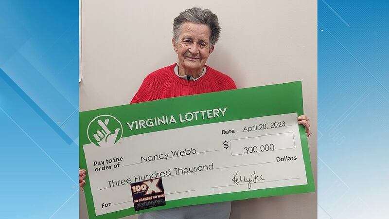 Virginia Lottery winner Nancy Webb