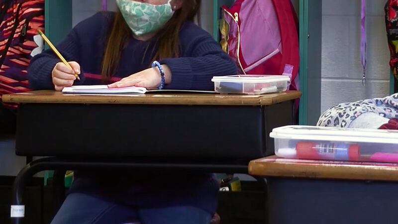Students in a classroom