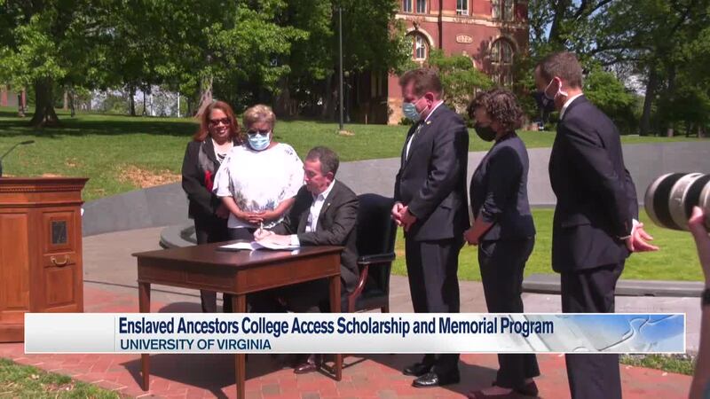 Governor Ralph Northam signs bill that will provide scholarships to descendants of enslaved...