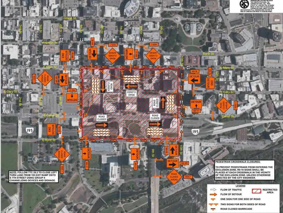 The old Dominion Energy building on East Cary Street is coming down at the end of May, which...