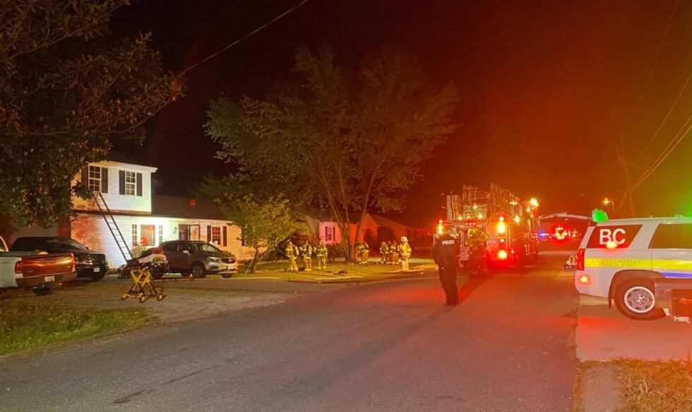 A Chesterfield family was forced out of their home in the middle of the night after a fire.