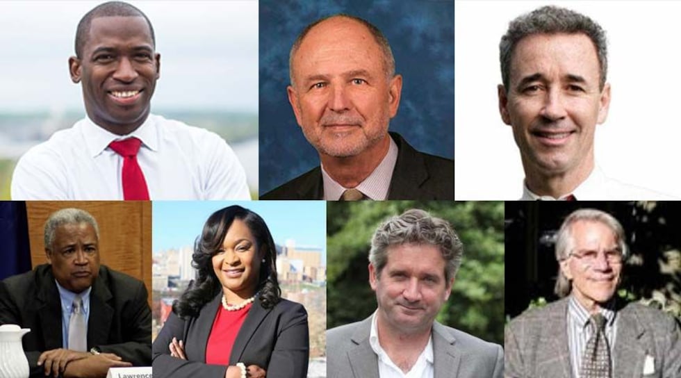 Levar Stoney, Jack Berry, Joe Morrissey, Bobby Junes, Jon Baliles, Michelle Mosby, and Lawence...