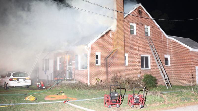 Crews respond to a house fire on Franklin Avenue. (Source: Colonial Heights Fire and EMS)