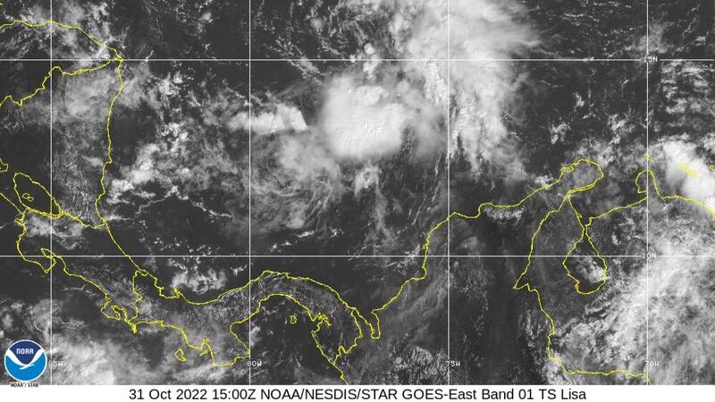 Tropical Storm Lisa is expected to strike Central America later this week.