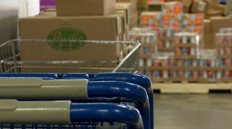 Colonial Heights Food Pantry added more space to increase their capacity.