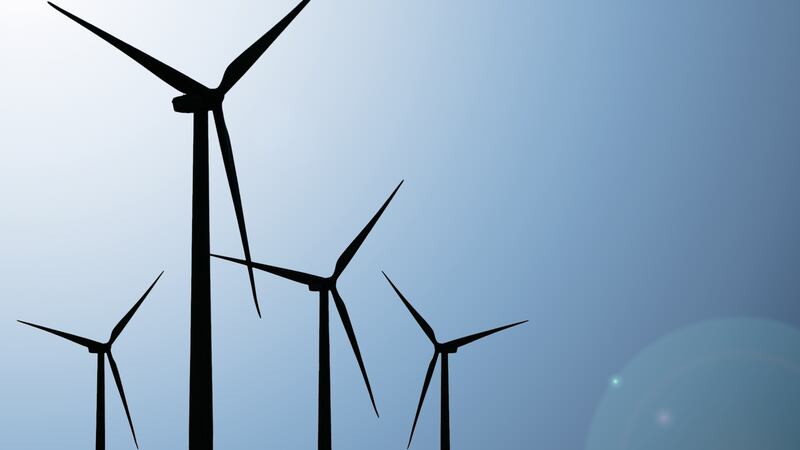 The project calls for the installation of up to 71 wind turbines to be located across about...