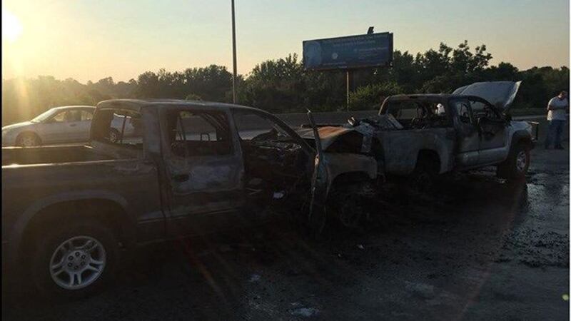 There has been no word on what led to the crash. (Source: Petersburg fire/Facebook)