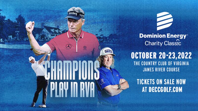 The tournament is from Oct. 20-23 at The Country Club of Virginia.