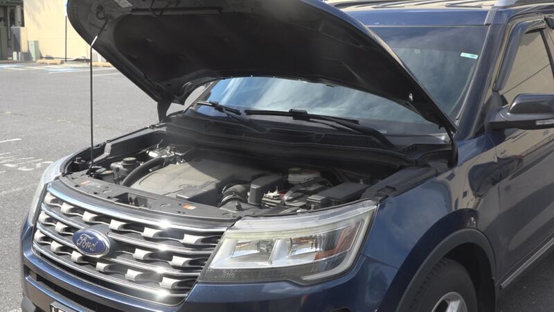 Heat can lead to damage on certain car parts
