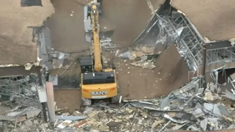 Virginia Center Commons demolition.