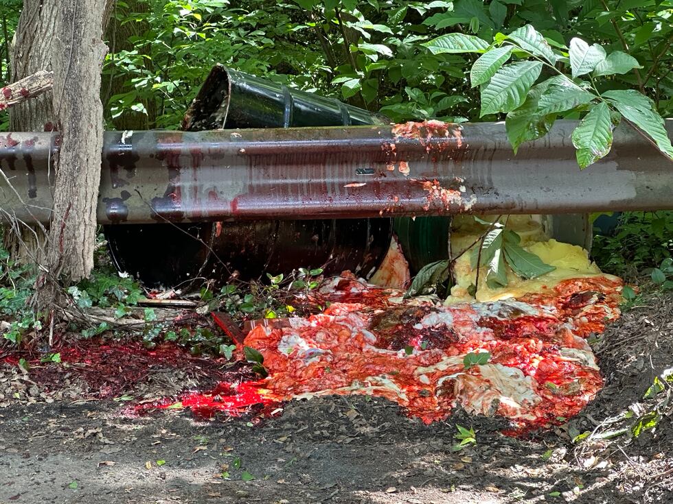 A mysterious substance was dumped out of barrels in multiple locations across Richmond and...