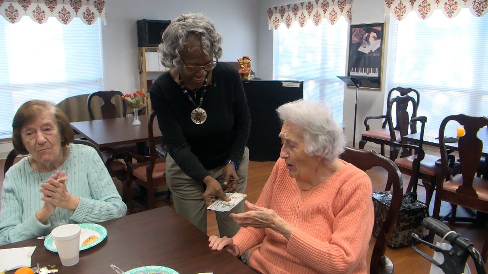 Edna Roberters was nominated by her neighbor for living by Aristotle's Golden Rule.