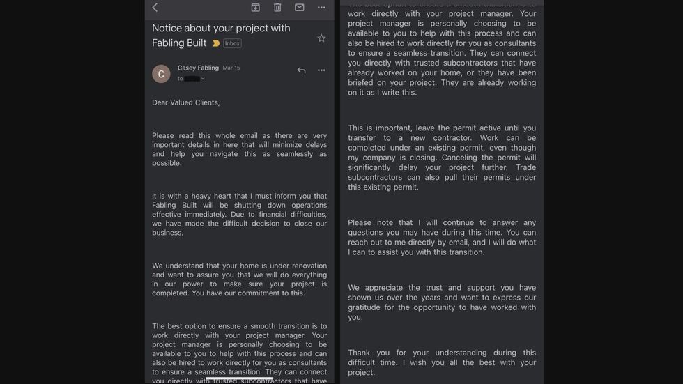 Fabling Built E-mail