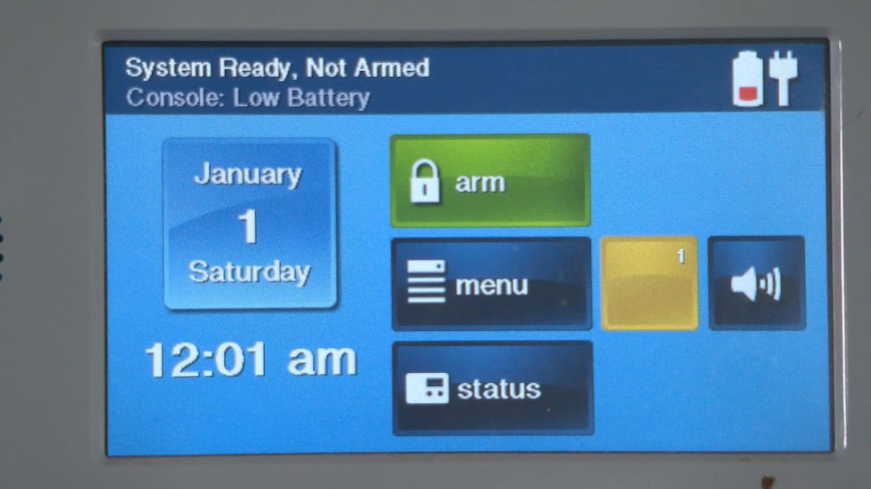 Thelma Johnson's alarm system first installed by Edge Home Security in 2019