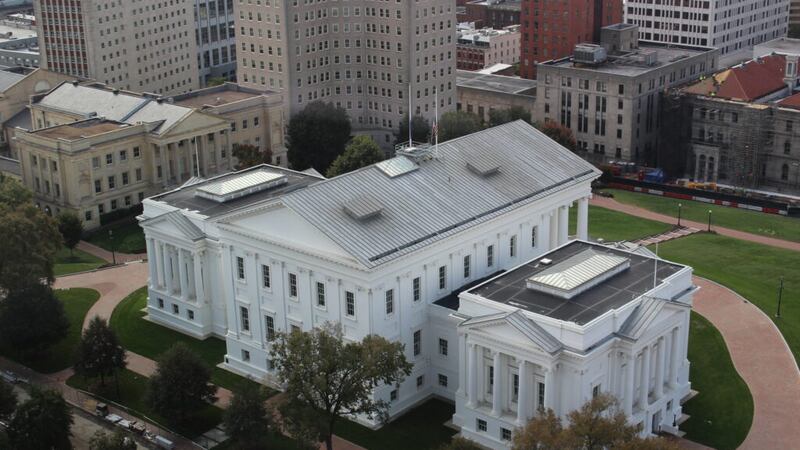 The Virginia state Capitol in Richmond.