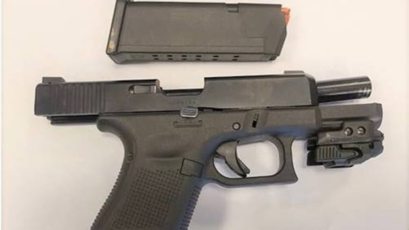 This is the 15th handgun found at RIC this year.